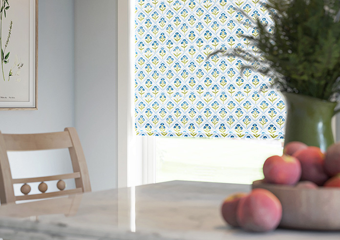 Chatsworth, Blue River - Twist&Fit Roman Blind - Image 5
